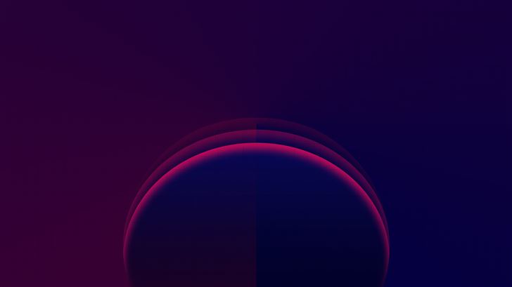 gradient circle shapes abstract 8k Mac Wallpaper