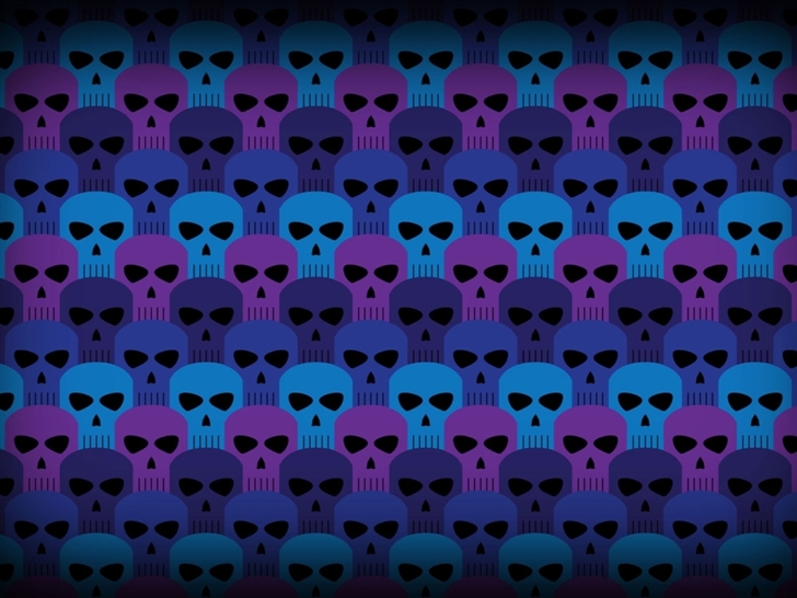 Pattern skulls Mac Wallpaper