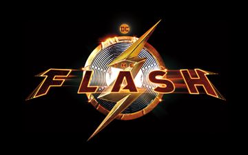 the flash movie logo 2023 MacBook Air wallpaper