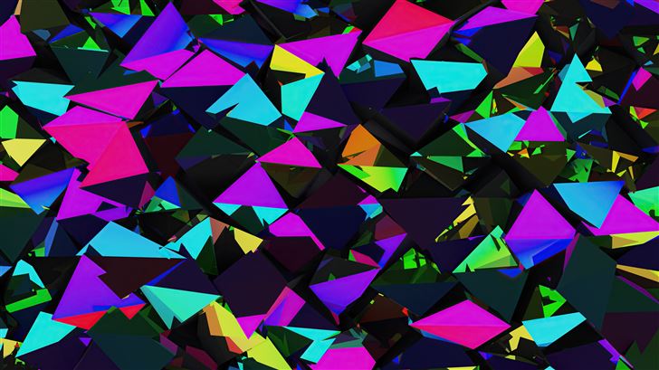 shapes triangle geometry 5k Mac Wallpaper