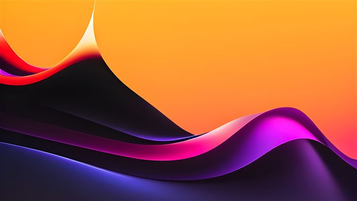 color drops abstract 8k Mac Wallpaper