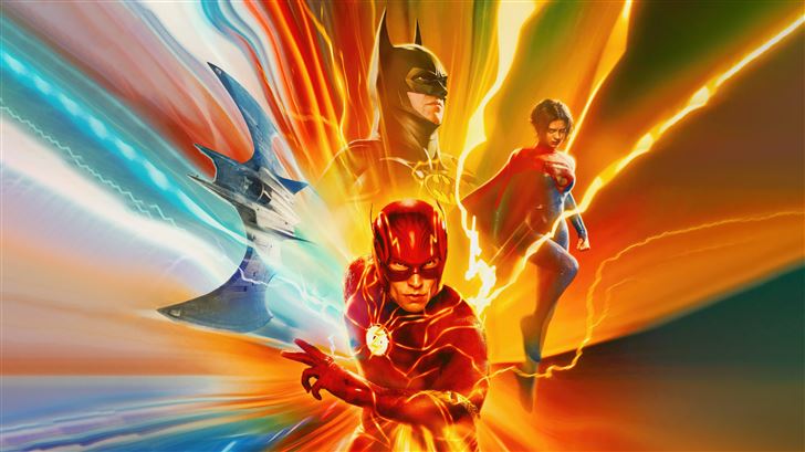the flash movie 4dx poster Mac Wallpaper