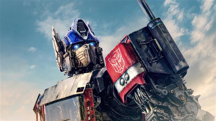 optimus prime transformers rise of the beasts 5k Mac Wallpaper