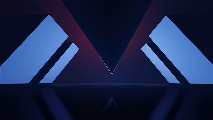 three edged polygon Mac Wallpaper