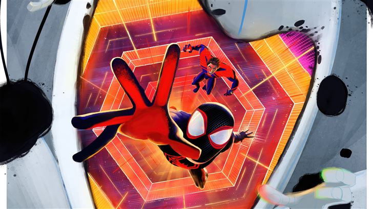peter b parker miles morales and the spot spiderma Mac Wallpaper