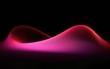 wave glow abstract pink 5k MacBook Pro wallpaper