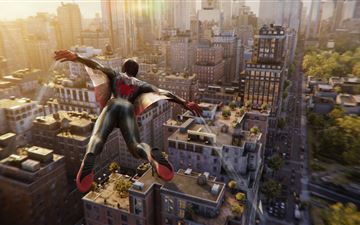marvels spider man 2 flying suit 5k MacBook Air wallpaper