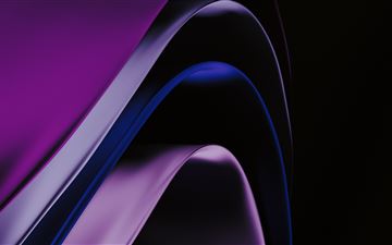 purple shapes 5k All Mac wallpaper