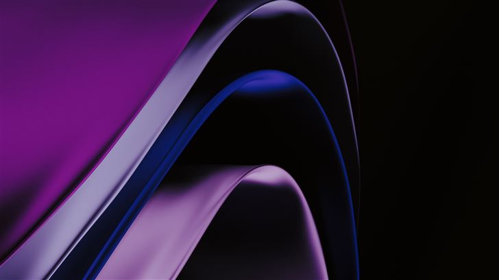 purple shapes 5k Mac Wallpaper