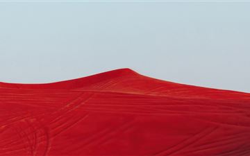 red sand dunes iMac wallpaper