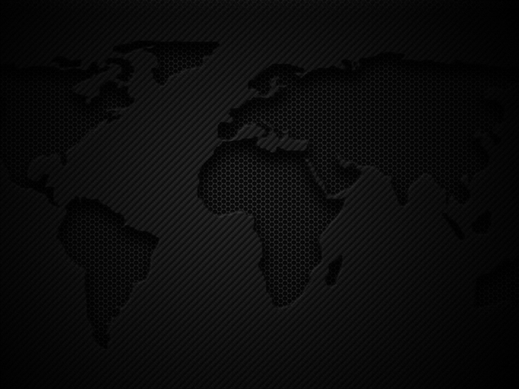 World Map Dark Mac Wallpaper