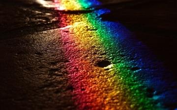 Rainbow reflection All Mac wallpaper