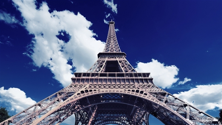 Eiffel Tower Bottom Up View Mac Wallpaper