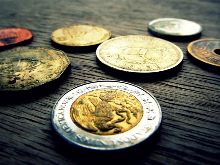 Coins Background Mac Wallpaper