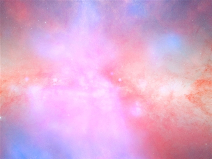 Blush Pink Nebula Mac Wallpaper