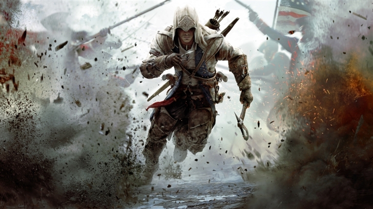 Assassins Creed 3 Connor Free Running Mac Wallpaper