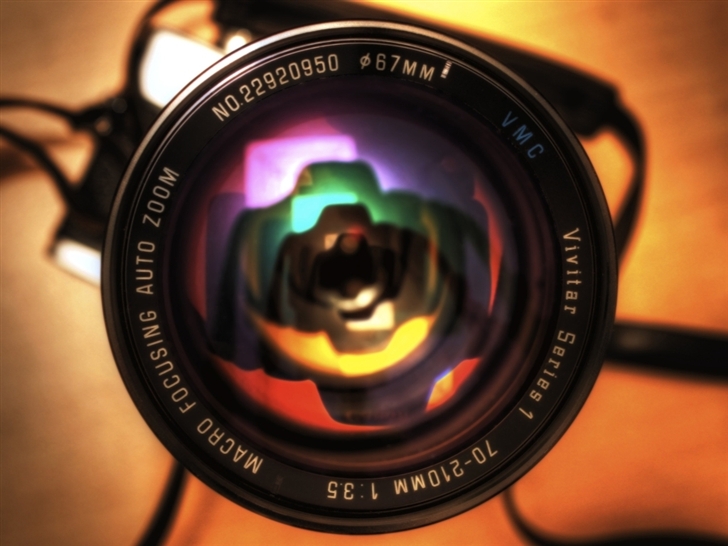 Camera Lens Close Up Mac Wallpaper