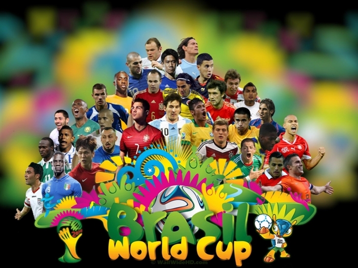 Brazil 2014 World Cup Football Stars Mac Wallpaper