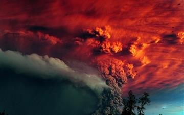Volcano eruption All Mac wallpaper