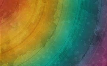 Rainbow Colored Circles Abstract All Mac wallpaper