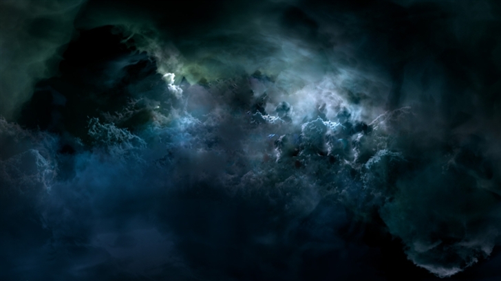 Darkness outer space Mac Wallpaper