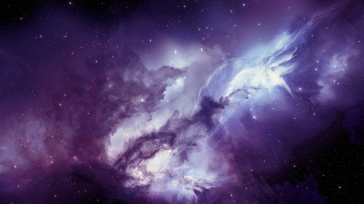 Angel galaxy Mac Wallpaper