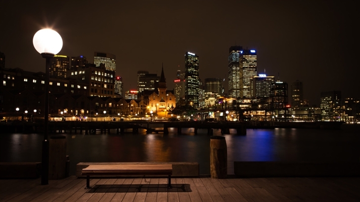 Sydney At Night Mac Wallpaper