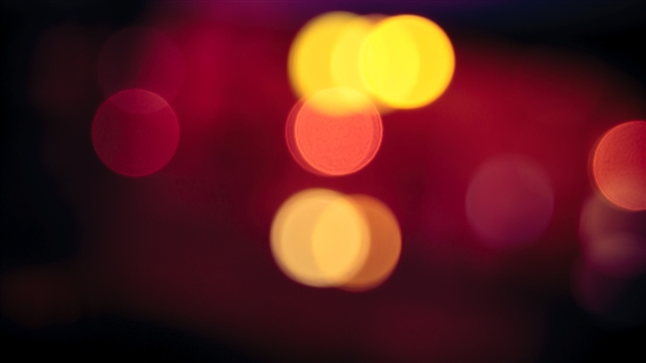 Blurred Car Lights Mac Wallpaper