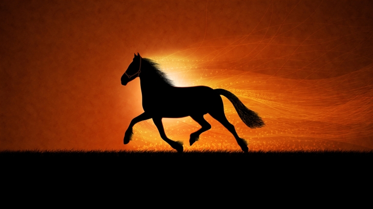 Running horse Mac Wallpaper