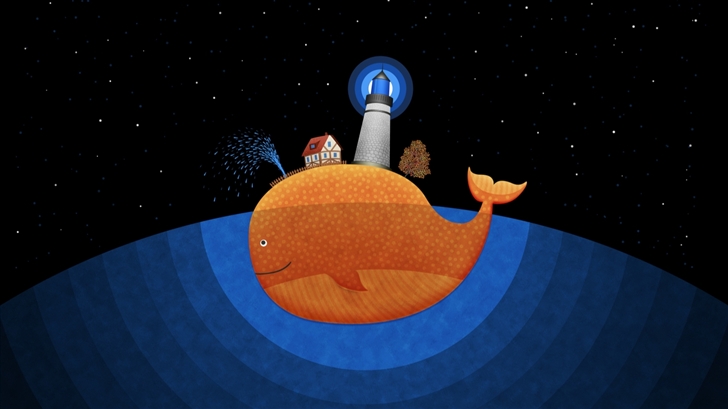 The whale's home Mac Wallpaper