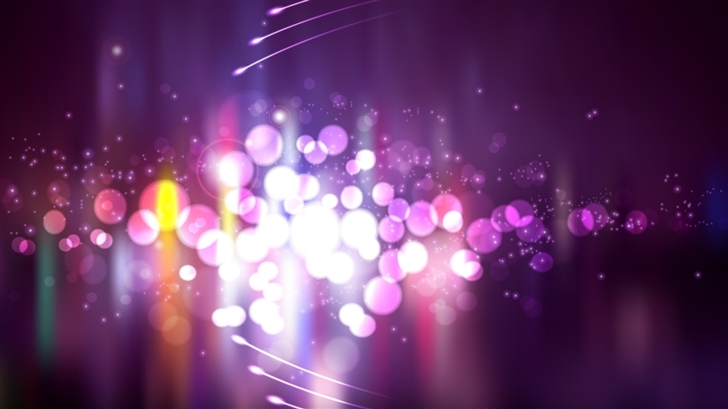 Purple Lights Mac Wallpaper