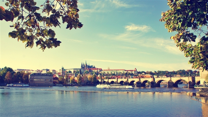 Prague Bridge Czech Republic Mac Wallpaper