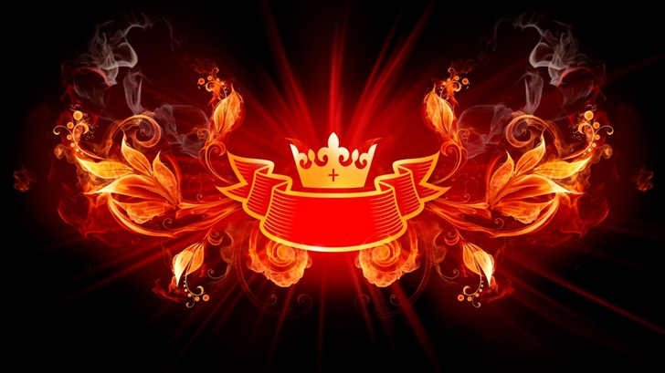 Burning on the flame Mac Wallpaper