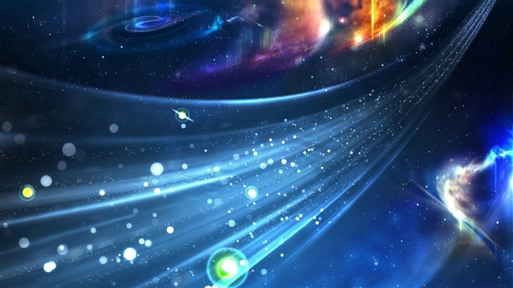 The beauty of the space Mac Wallpaper