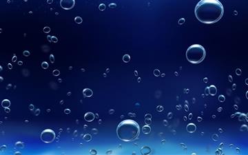 Underwater Bubbles All Mac wallpaper