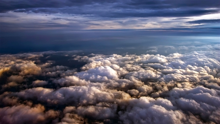The sky above the clouds Mac Wallpaper