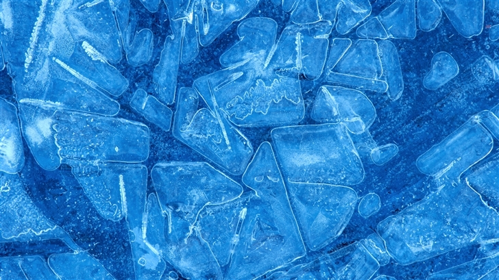  Ice crystals Mac Wallpaper