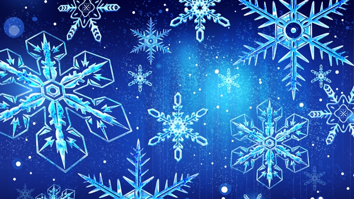 The snowflake Mac Wallpaper