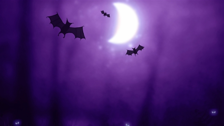 Bats Halloween Mac Wallpaper