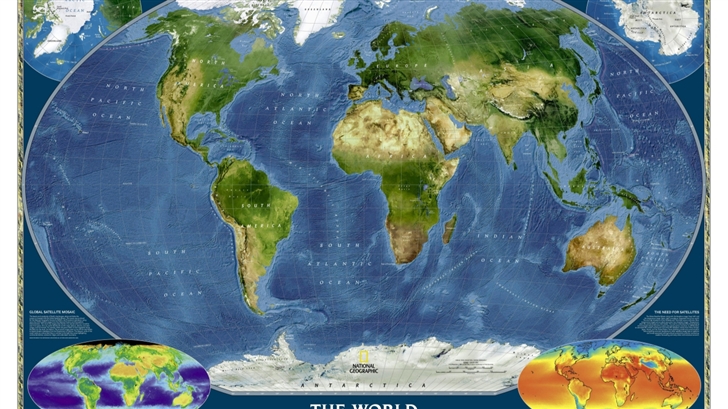  World map Mac Wallpaper