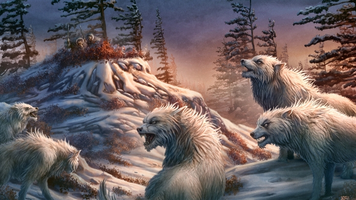  Wolves tribe Mac Wallpaper