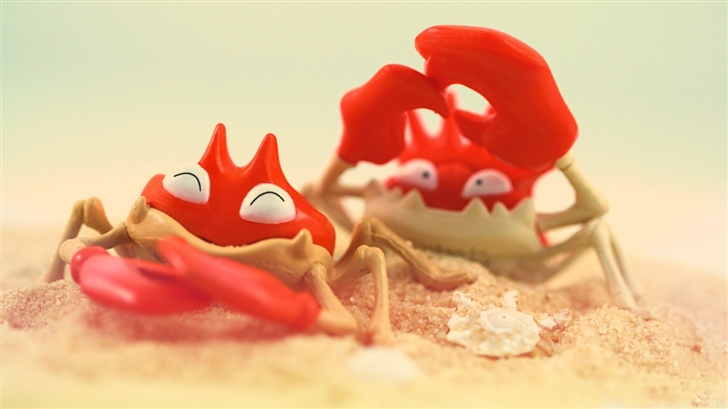 Funny Crabs Mac Wallpaper