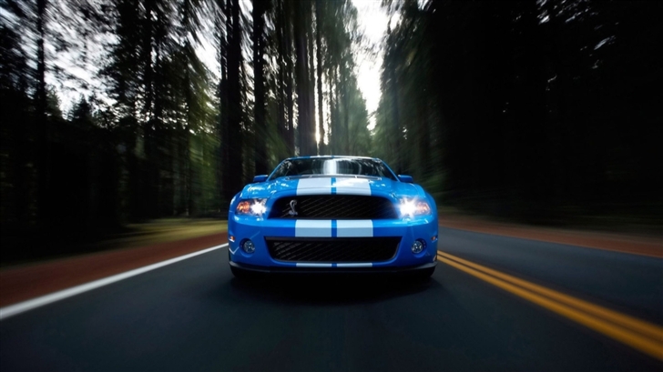 Ford Shelby Blue Mac Wallpaper