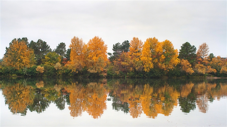Autumn At The River Mac Wallpaper