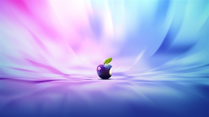 Purple Apple Mac Wallpaper