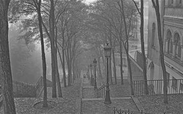 Montmartre In Fog All Mac wallpaper