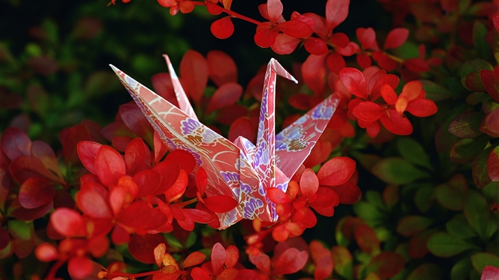 Origami Bird Mac Wallpaper