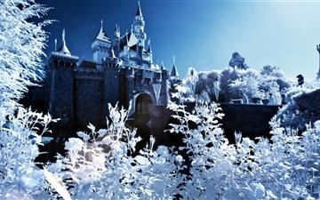 Sleeping Beauty Castle Winter All Mac wallpaper