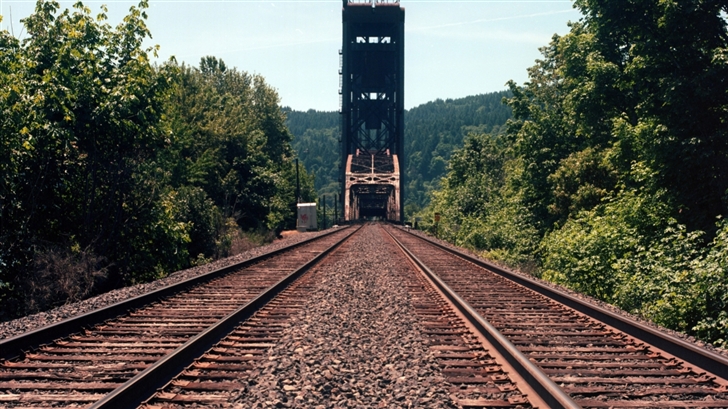 Burlington Northern Railroad Bridge Mac Wallpaper