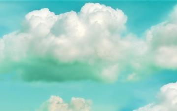 Clouds Green MacBook Pro wallpaper